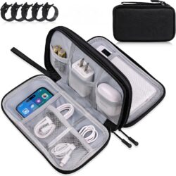 Organizador Portátil para Electrónicos Impermeablede con Doble Capa