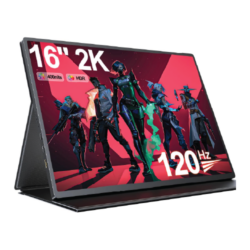 UPERFECT Monitor portátil para juegos 2K 120Hz, 16